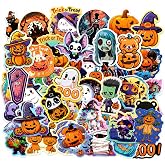 Halloween Stickers Bulk, Halloween Party Gifts, Decorations, and Supplies (Cute)