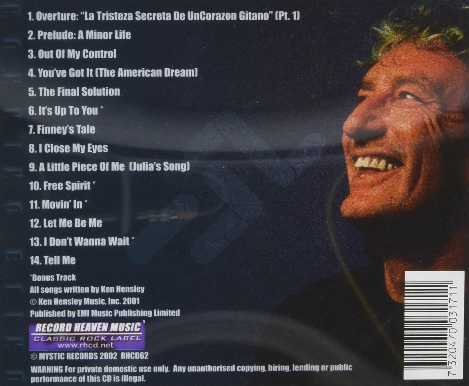 Hensley Ken Running Blind Amazon Com Music