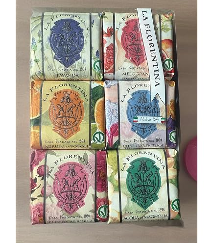 Amazon.com : La Florentina Set of Two Soap in Gift Box Rose of May