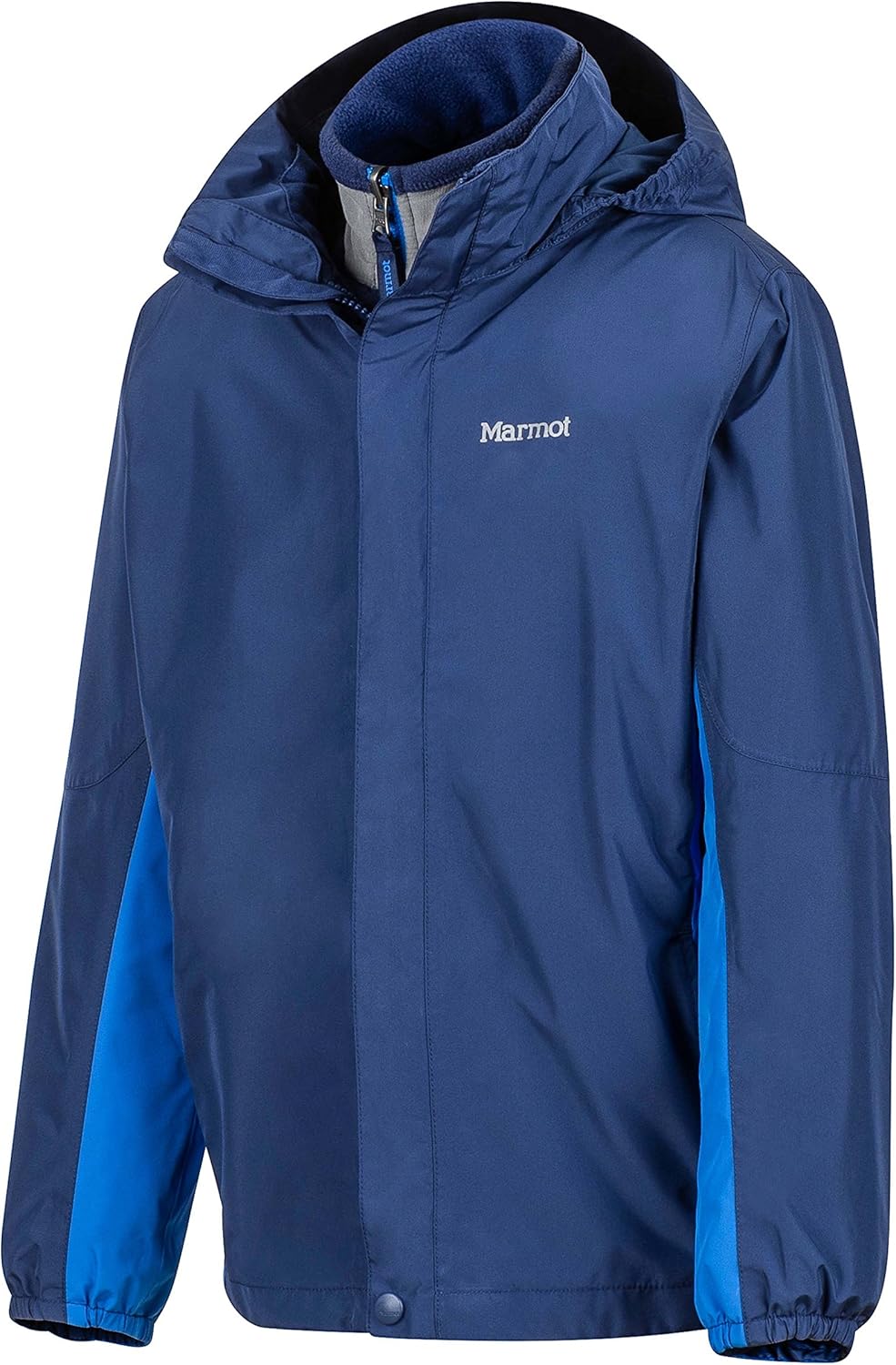 Marmot Boys' Northshore Waterproof Hooded Rain Jacket with Removable Fleece Liner: Clothing