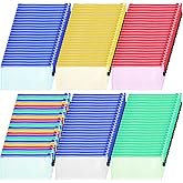 MAQUITA 100 Pack Mesh Zipper Pouch Pencil Pouches Bulk Clear File Bag Waterproof Document Pouch Multipurpose for Office Travel (8.6 x 4.33 inch)