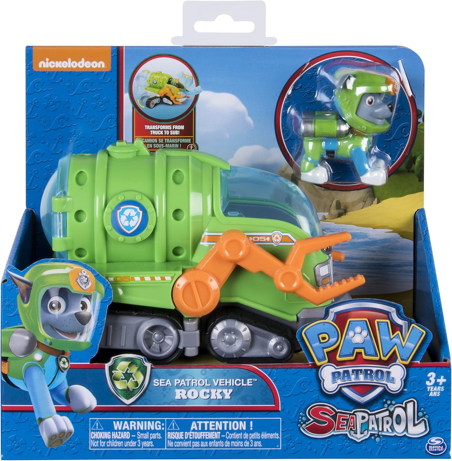 Patrulla de la patrulla patrullera del mar - Rocky (Se distribuye desde el Reino Unido): Amazon.es: Juguetes y juegos