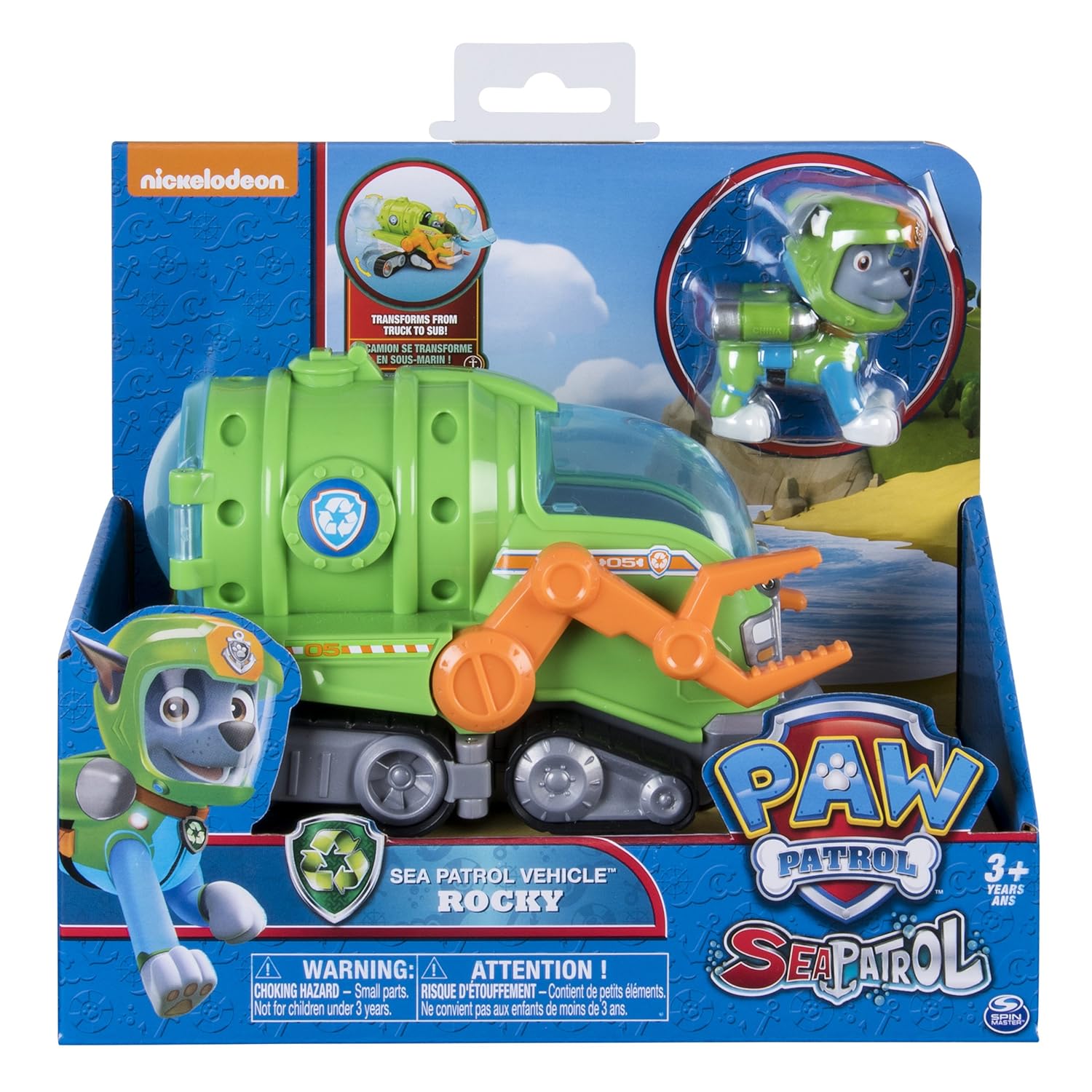 paw patrol zuma's transforming sea patrol vehicle