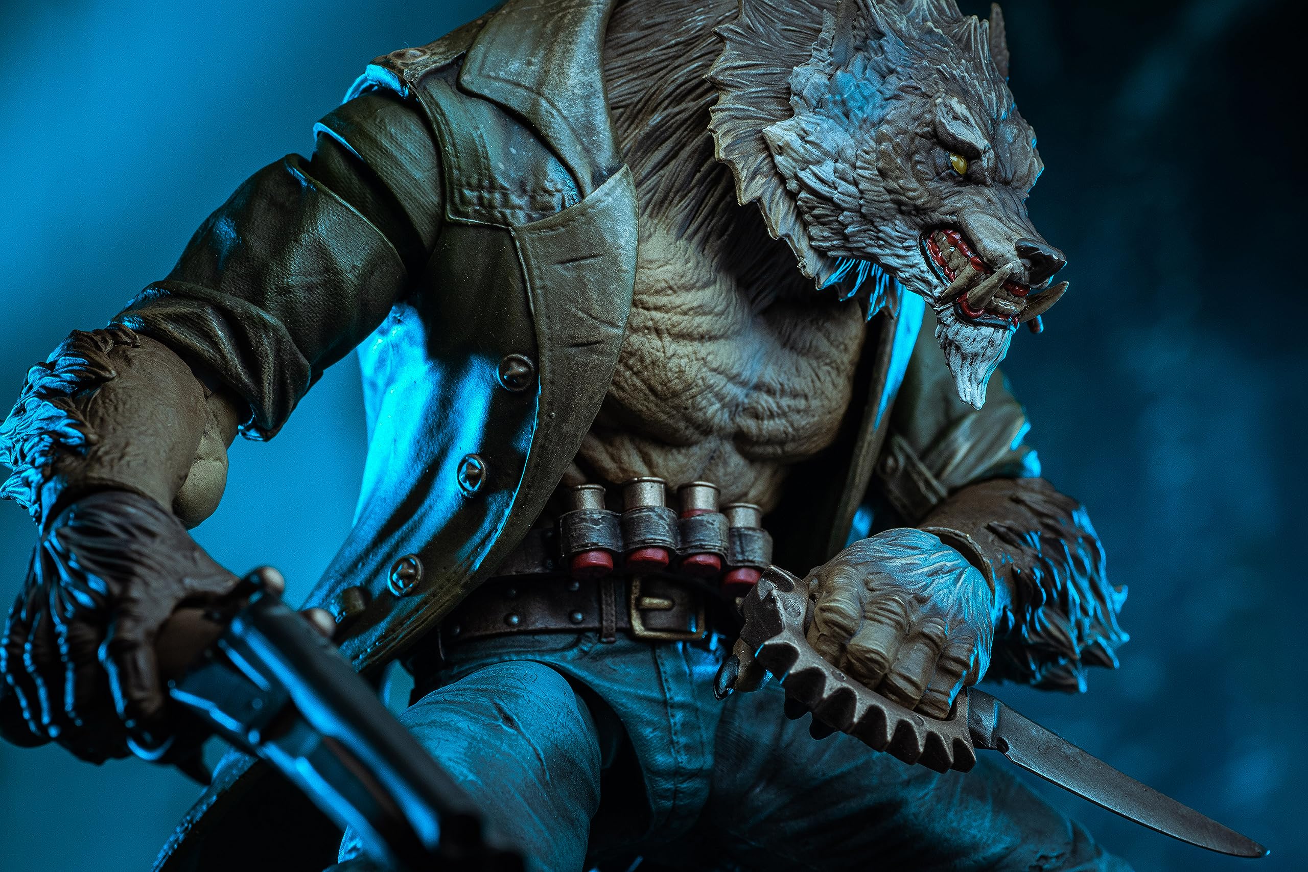 RAYGE3LOV Maestro Union FuRay Planet Blade Master Weng 1/12 Scale Figure 8.5in Furry Action Figures,Furay Planet Series weretiger Blade Master Weng wave3 weretiger,Orcs,Beastmen, Wolf