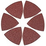 Coceca 100pcs Triangle Sanding Pads Sandpaper Hook