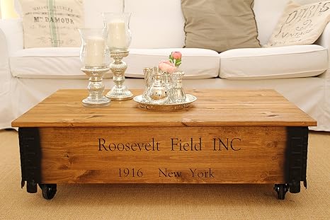 Uncle Joe´s Couchtisch Roosevelt Truhentisch Truhe im Vintage Shabby