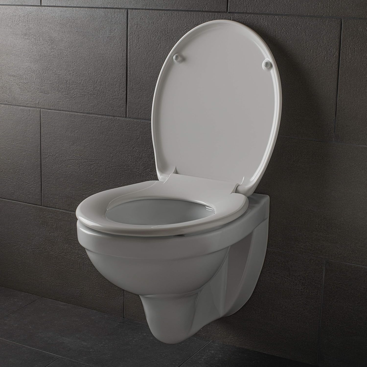 Dombach Celesto Premium Toilet Seat with Soft-Close Mechanism, Antibacterial, Removable Toilet Seat with Soft-Close Mechanism - Image 4