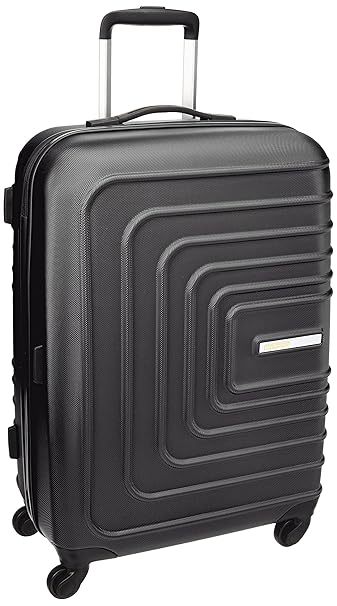 American Tourister Sunset Square ABS 67 cms Black Hard Sided Suitcase (AMT Sunset Square SP67 Black)