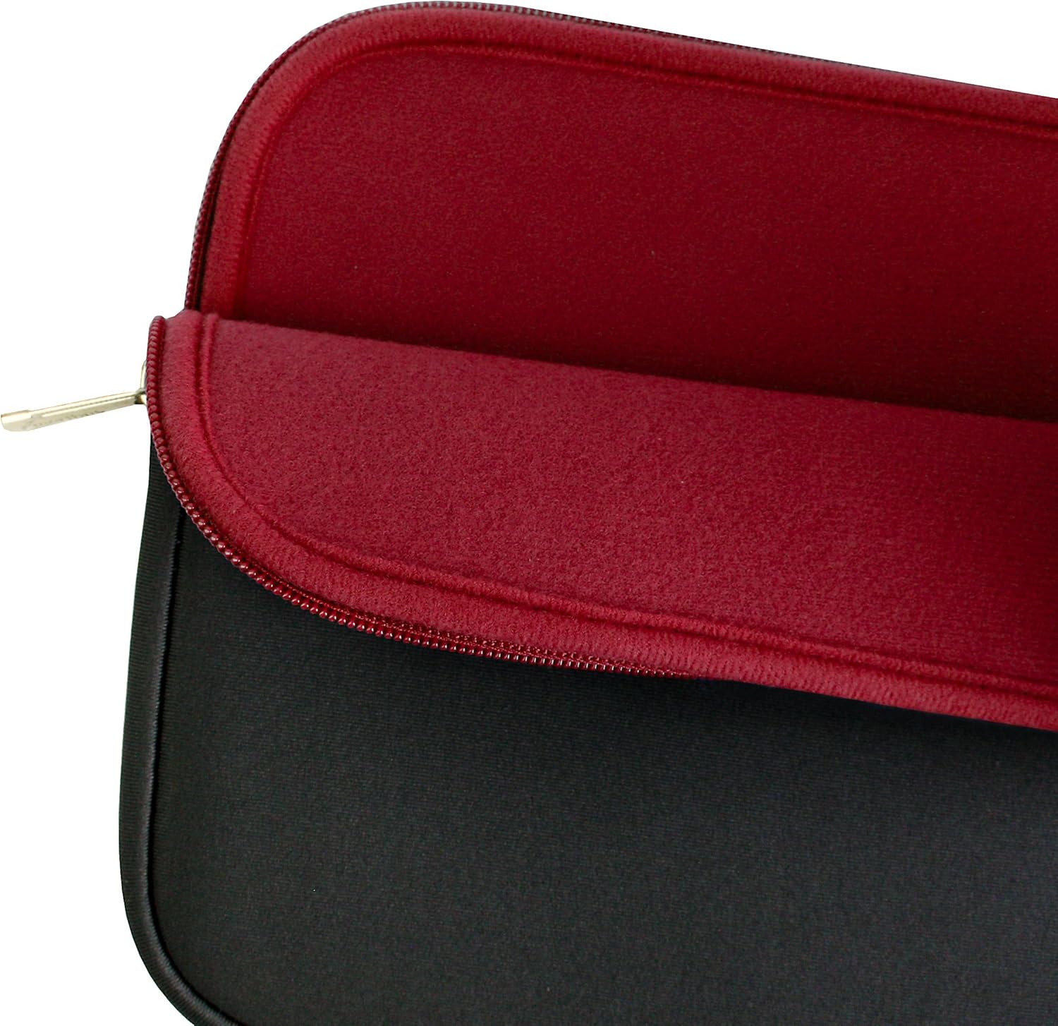 Emartbuy Dark Grey Orange 11.6-12.7 Inch Water Resistant Neoprene Soft Zip Case Cover Sleeve With Orange Interior & Zip Compatible with Laptops Listed Below - Image 4