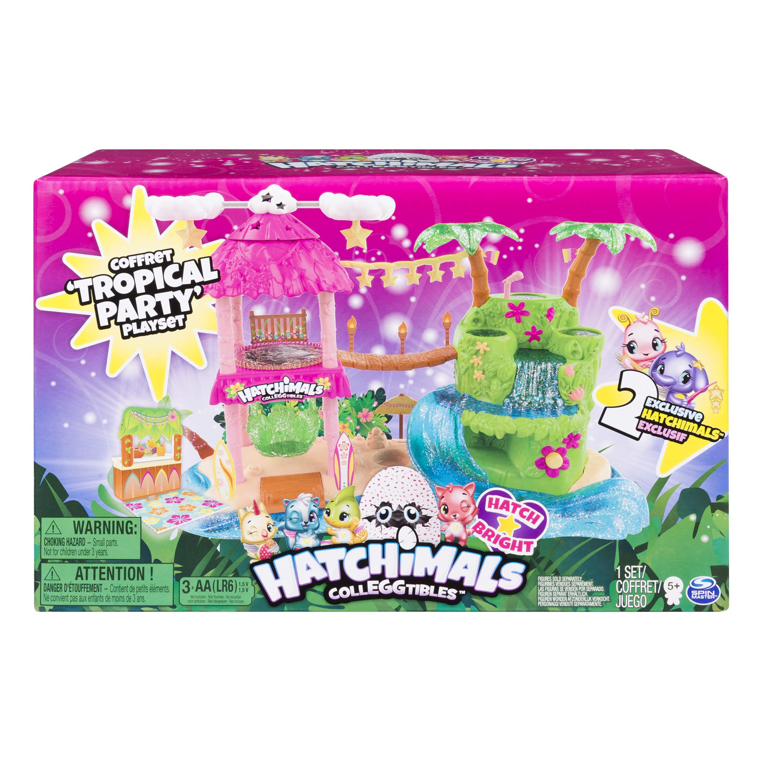 Hatchimals CollEGGtibles Tropical Party Playset with 2 Exclusive