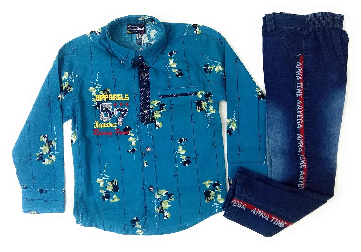 blue jean pant suits