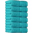 Utopia Towels 6 Pack Premium Hand Towels Set, 16 by 28 inches, 100% Ring Spun Cotton, Ultra Soft and Highly Absorbent 600GSM Towels for Bathroom, Gym, Shower, Hotel, and Spa, Turquoise