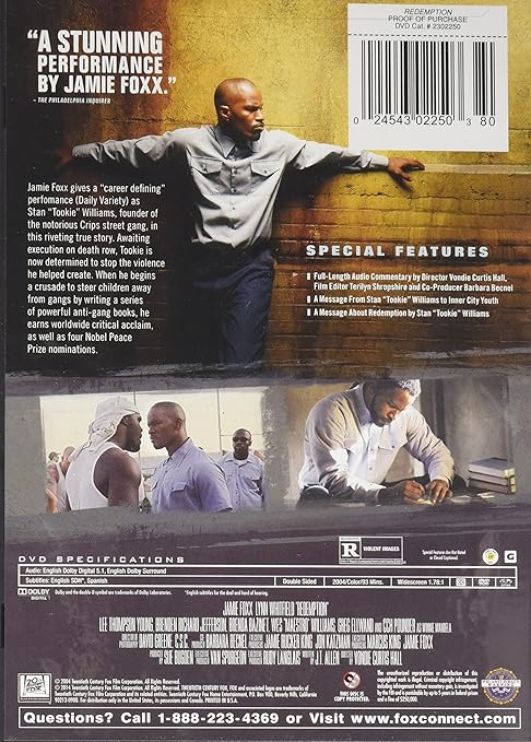 Redemption Jamie Foxx Lynn Whitfield Lee Thompson Young Brenden Jefferson Brenda Bazinet Wes Williams David Fraser Joseph Pierre Kahmaara Armatrading Vincent Cobham Wes Maestro Williams Cch Pounder Greg Ellwand Amazon Com Redemption Jamie Foxx Lynn Whitfield Lee Thompson Young Brenden Jefferson Brenda Bazinet Wes Williams David Fraser Joseph Pierre Kahmaara Armatrading Vincent Cobham Wes Maestro Williams Cch Pounder Greg Ellwand Amazon Com
