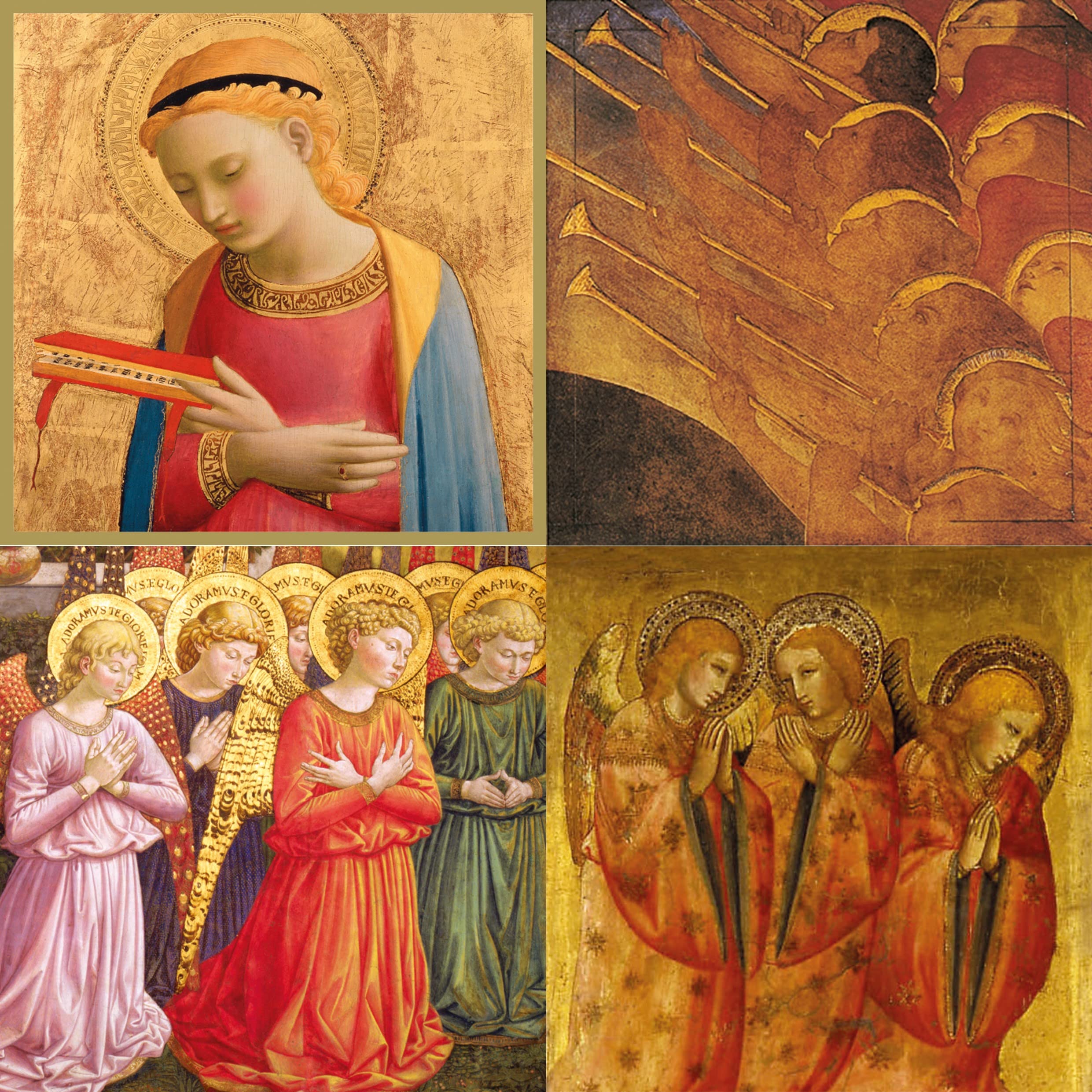 Museums & Galleries Box of 20 Artistic Christmas Cards (MG-XET224) 20 Traditional Cards From Angelic Masterpieces - 5 Each of 4 Designs