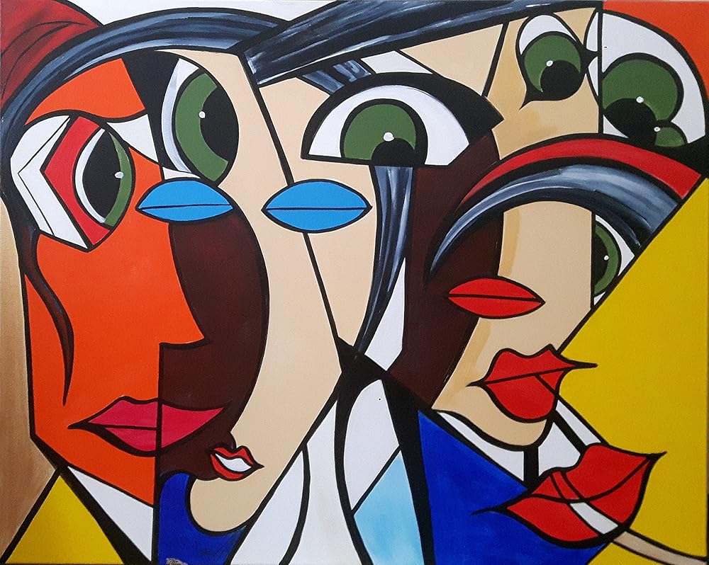 ORIGINAL Kunstwerk Gemälde/ 100 x 80 cm/ Malerei/ Acrylbild/ Abstrakte