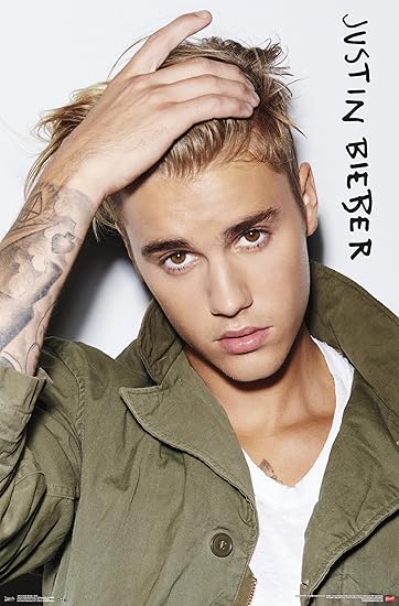 Amazon Com Trends International Justin Bieber Eyes Wall Poster