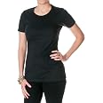 Next Level Ladies' CVC T-Shirt - XL, Black, 60% Combed Cotton 40% Polyester - View #12
