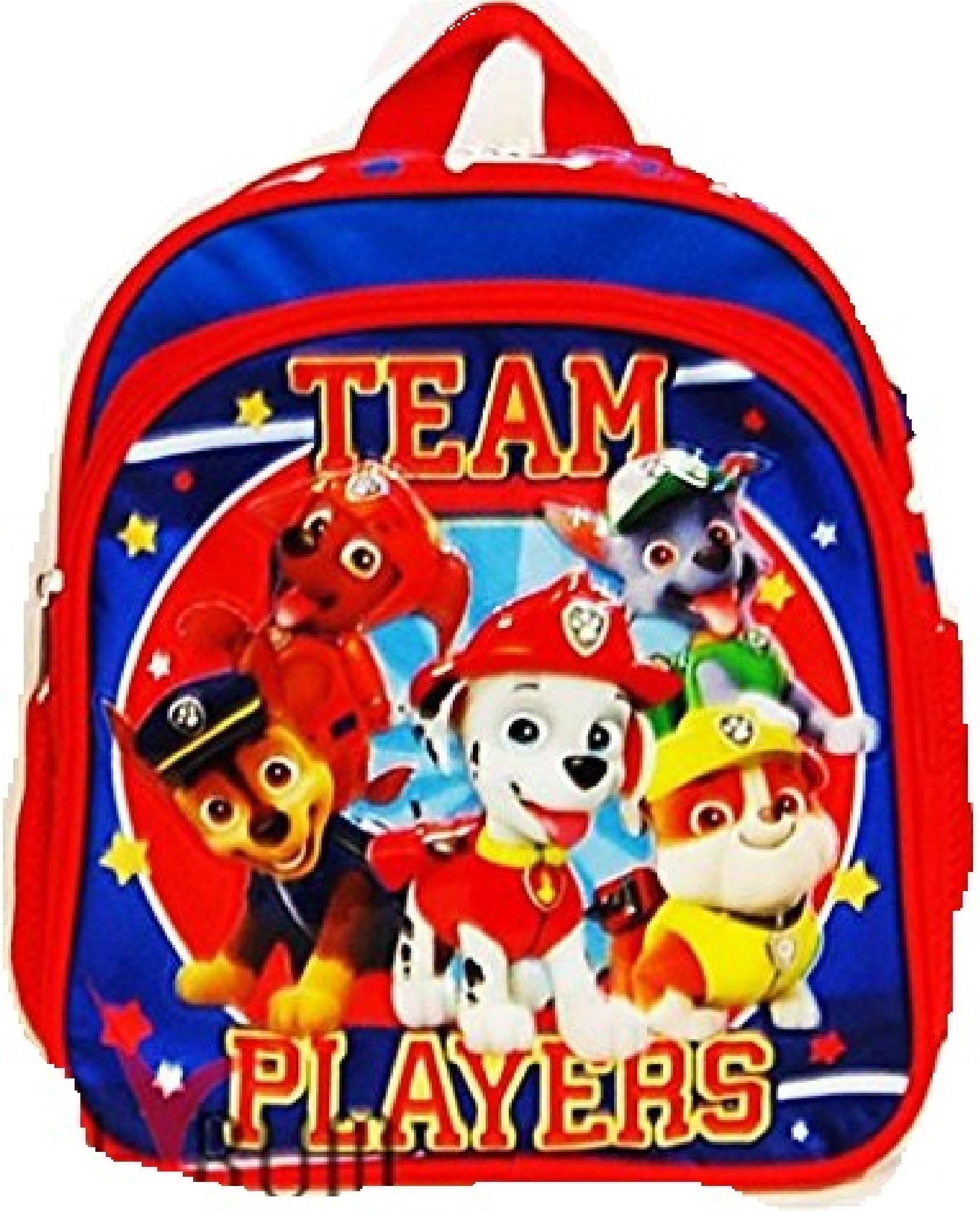 PAW Patrol 10" 3D Small Backpack - Boys Bag Toddler Extra Small