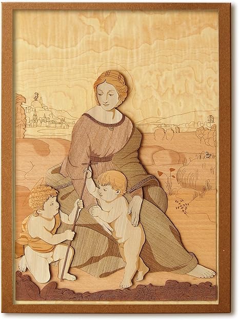 Amazon Kinowa ベルヴェデーレの聖母 木はり絵 オリジナル 手作り キット 名画 ラファエロ 日本製 ペーパーアート 通販 Amazon Kinowa ベルヴェデーレの聖母 木はり絵 オリジナル 手作り キット 名画 ラファエロ 日本製 ペーパーアート 通販