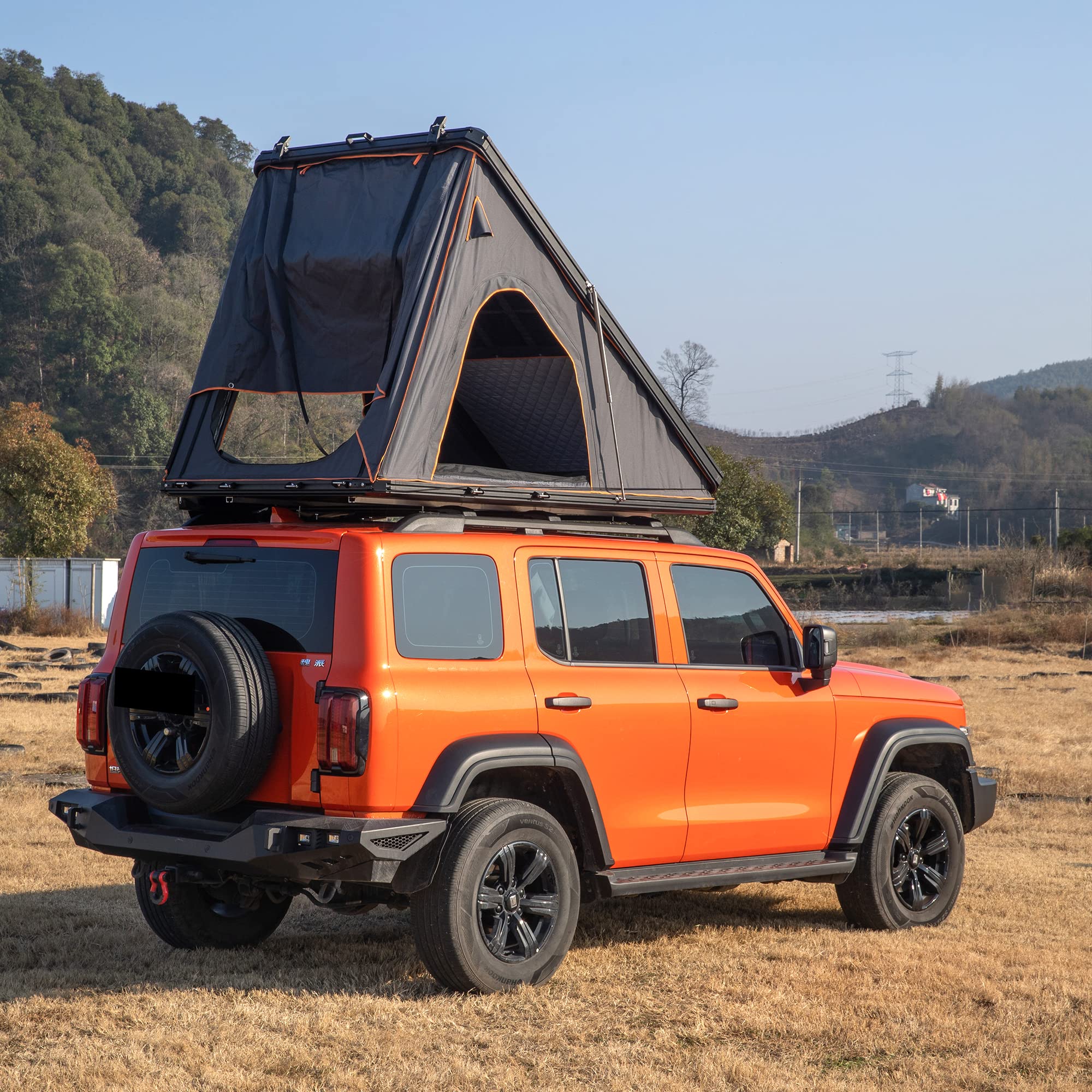 Mua Waterproof Aluminium Triangle Camping SUV Car Rooftop Tent Hard ...