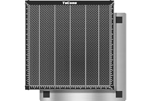ToCome Steel Honeycomb Laser Bed 400 x 400 mm Laser Honeycomb Cutting Table for Laser Engraver Cutter, 440 x 440 x 22 mm Honeycomb Plate with Aluminum Sheet