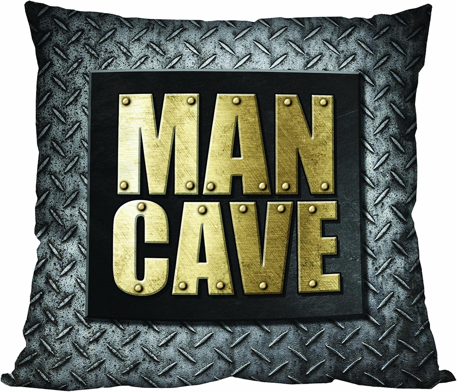 Amazon Com Spoontiques 19650 Man Cave Pillow Home Kitchen