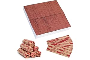 L LIKED Flat Striped Coin Wrappers,Pennies Coin Wrappers,Pack of 1000 PCS (Pennies)