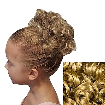 Amazon Com Coco Synthetic Hair Wrap Curly Faux Bun 24b Golden