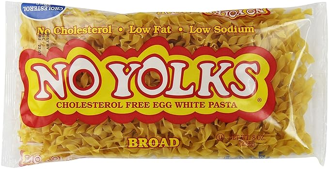 Amazon Com No Yolks Broad Egg Noodles 8 Oz Grocery Gourmet Food