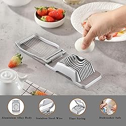 Egg Slicer for Hard Boiled Eggs, LCCOWOT Heavy Duty