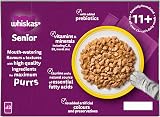Whiskas Senior 11+ Poultry Feasts Wet Cat Food Pouches 12 x 85g Jelly view 3
