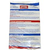 Pyrex Portables Large Hot/Cold Pack - Made in USA | Reusable Gel Pack | Microwave Freezer Ready | Flexible Design | Lunch Tote Insert | Keep Food Temperature | Relief Uses Too