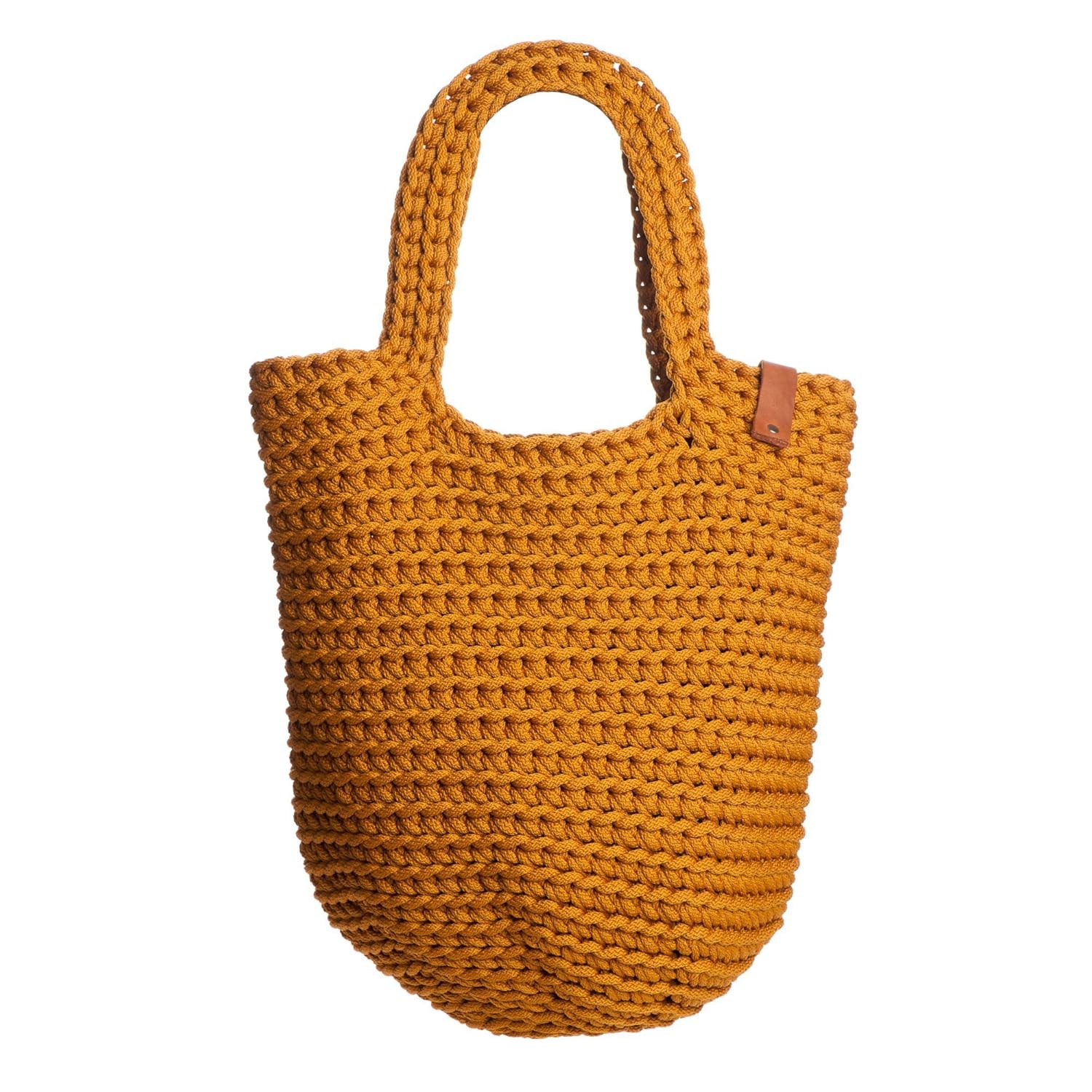 mustard yellow tote