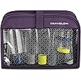 Travelon Wet/Dry 1 Quart Bag with Bottles, Purple, One Size