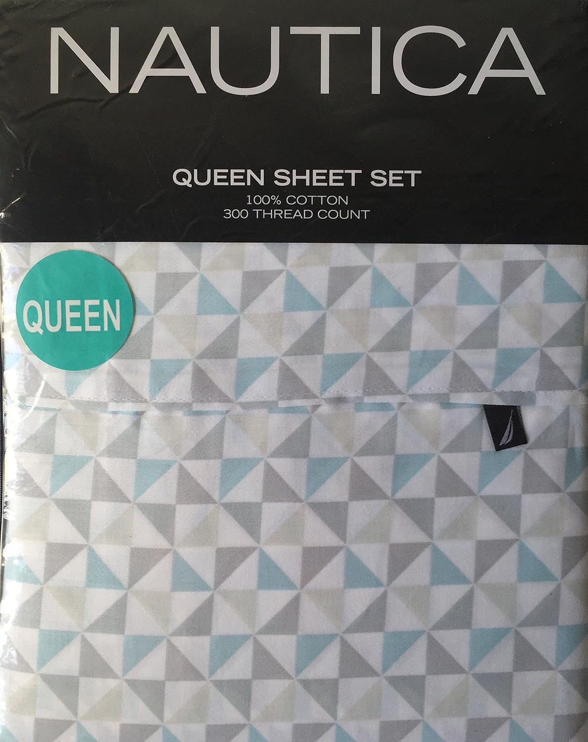 Nautica Queen Sheet Set, Clarendon White
