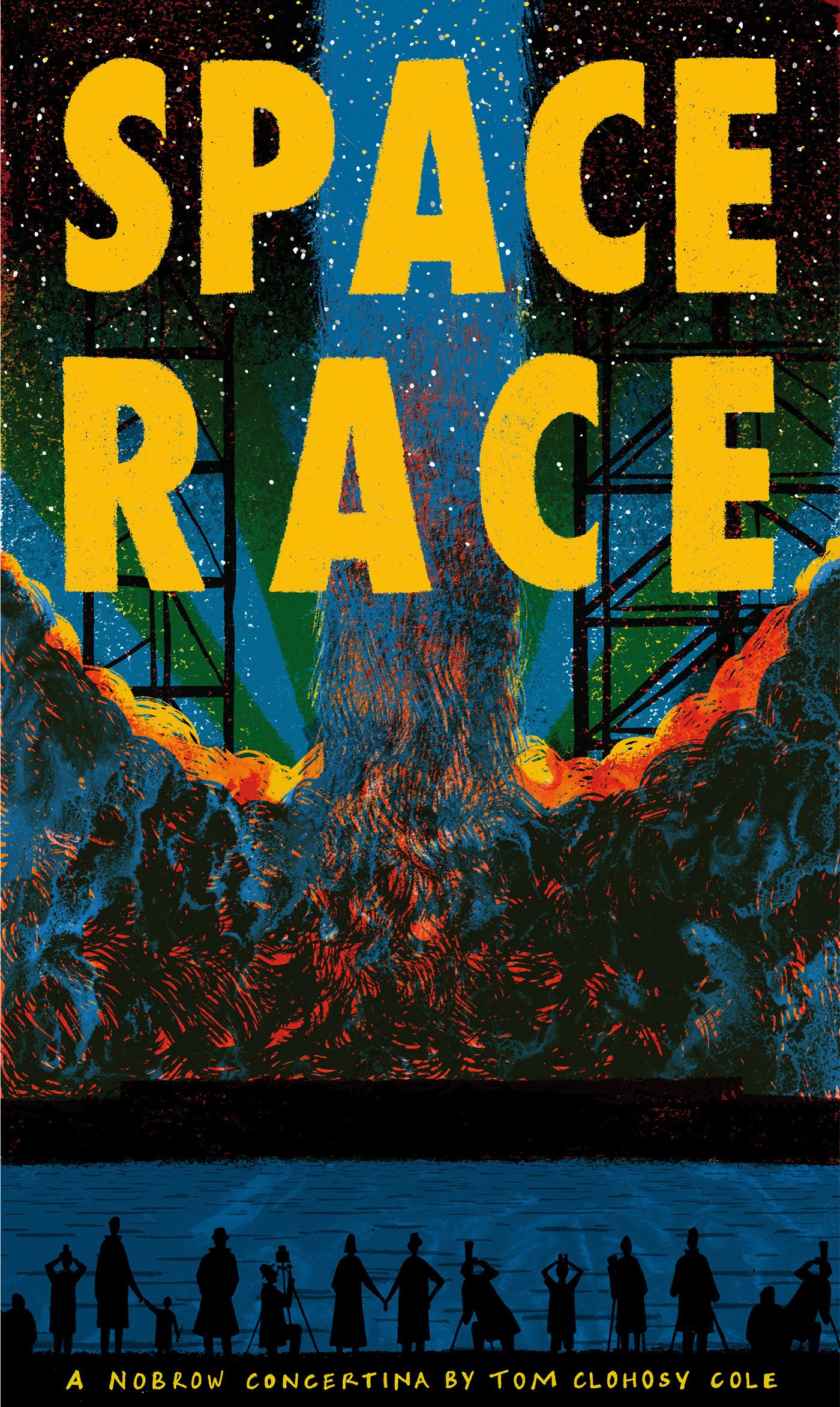 Space Race Concertina Fold Out Book Leporello Clohosy Cole Tom 9781907704437 Amazon Com Books