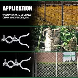 KINNAN 1-3/8" x 1-3/8" Chain Link Fence Gate