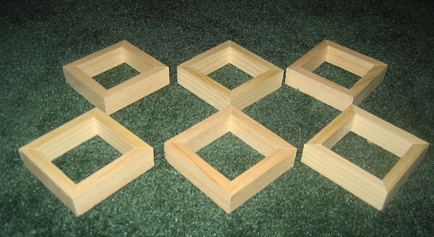 Mini 2x2 box frames unfinished Handmade