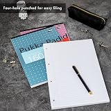 Pukka Pad A4 Refill Notepad 160 Pages 80GSM 8mm Ruled Tape Bound 4-Hole Pack 6 view 8