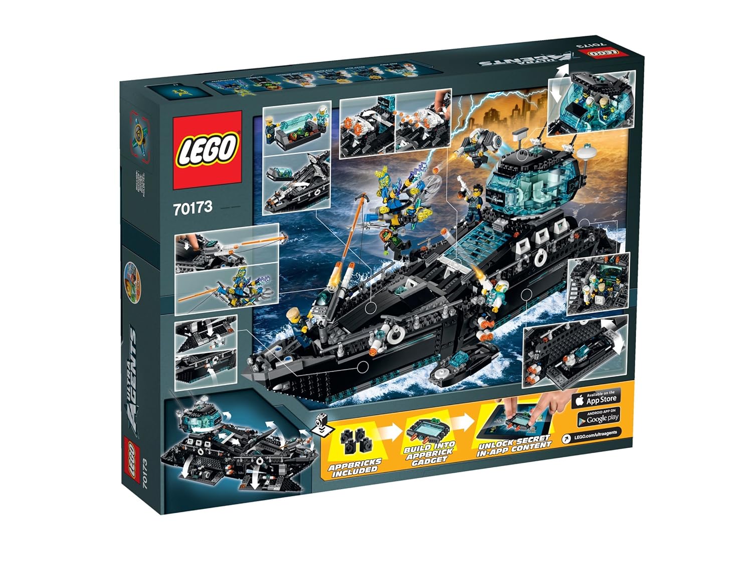 Amazoncom Lego Ultra Agent Ultra Agent Ocean Headquarters