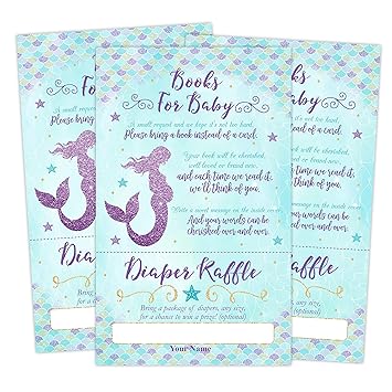 baby shower book raffle tickets