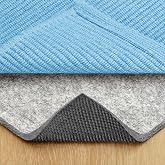 RUGPADUSA - Dual Surface - 8'x10' - 1/4" Thick - Felt + Rubber - Non-Slip Backing Rug Pad - Safe for All Floors