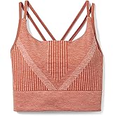 Smartwool Women's Merino Wool Intraknit Strappy Bra (Slim Fit), Copper, X-Small