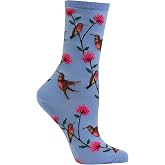 Hot Sox Women's Fun Nature &amp; Outdoors Crew Socks