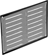LIRAST Metal Ventilation Grille 260x190mm Black Air Vent Cover with Insect Mesh view 6