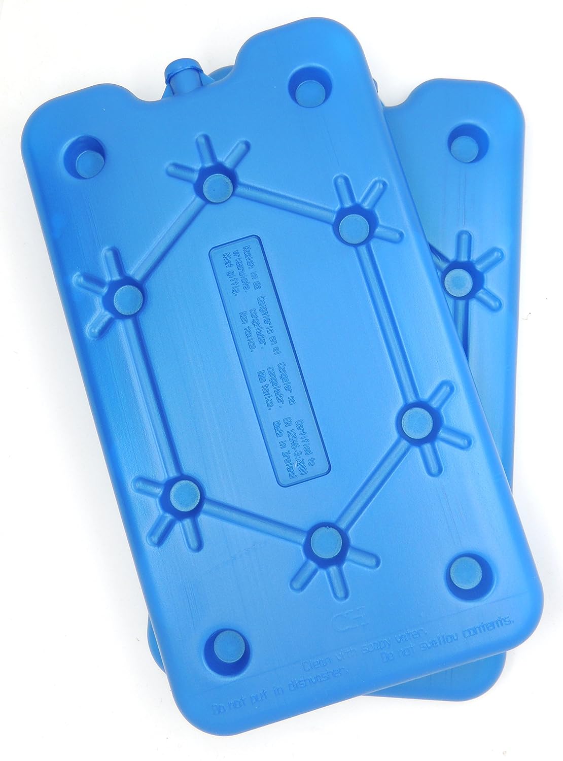 NEMT 2 x Plana acumulador 400 ml 25 X 14 X 1,4 cm Nevera portátil ...