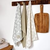 Cooksmart 3 Pack Tea Towels British Designed Luxury Modern Kitchen Absorbent view 2