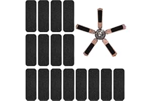 PURPLE STAR 1N 15 Pcs Ceiling Fan Filters for Blades- Activated Carbon Ceiling Fan Air Purifier Pads- Unscented Ceiling Fan Blade Air Filter for Eliminate Odors Dust Contaminants for Home Kitchen