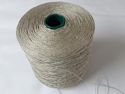 PhiloTeXX 1 Spule Leinengarn GP 22,50 EUR/kg Zwirn Nm 6/2 ungebleicht Kettgarn Handweben Flachs