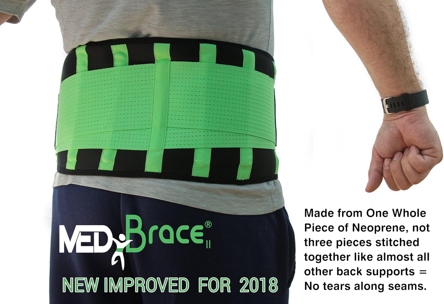 Back Support Belt Back Brace for Lower Lumbar Pain Relief for Men and Women - Image 4